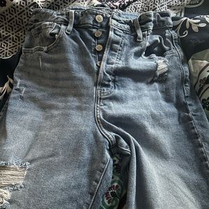 hollister ultra high rise vintage straight leg jeans